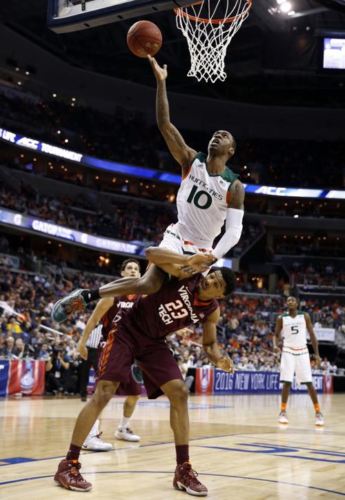 APTOPIX ACC Virginia Tech Miami Basketball