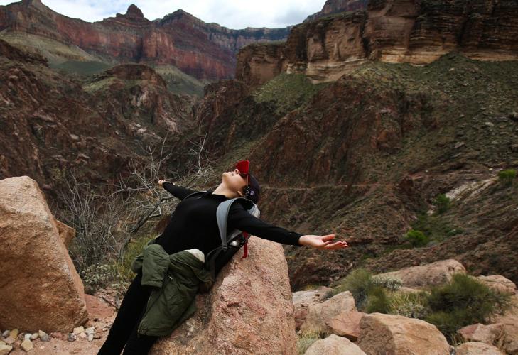 Teen summit Grand Canyon hike