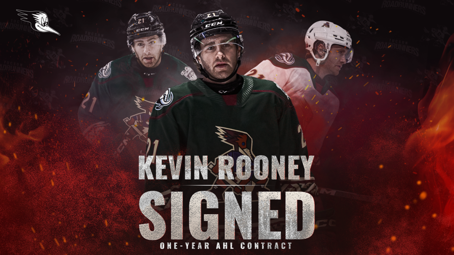Tucson Roadrunners Sign Forward Kevin Rooney to One-Year AHL Contract