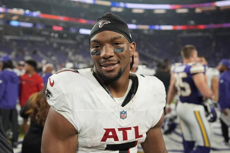 Atlanta Falcons running back Bijan Robinson