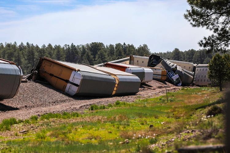 Train De-Rails Near Williams