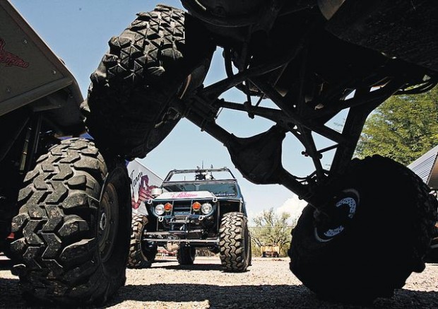 Climb into car that can go vertical  