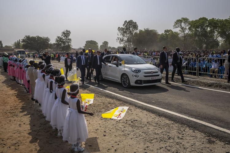 APTOPIX South Sudan Pope