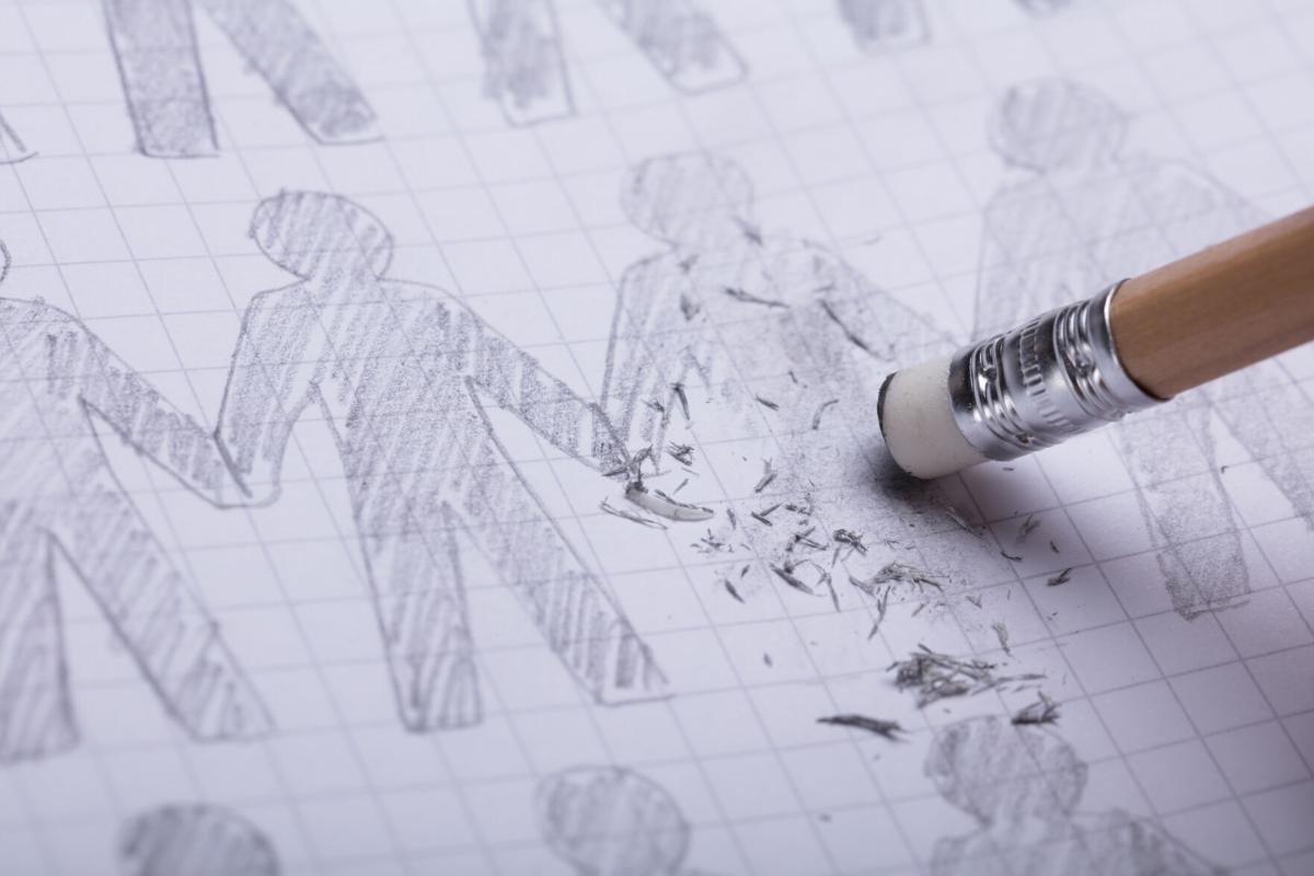 Erasing person