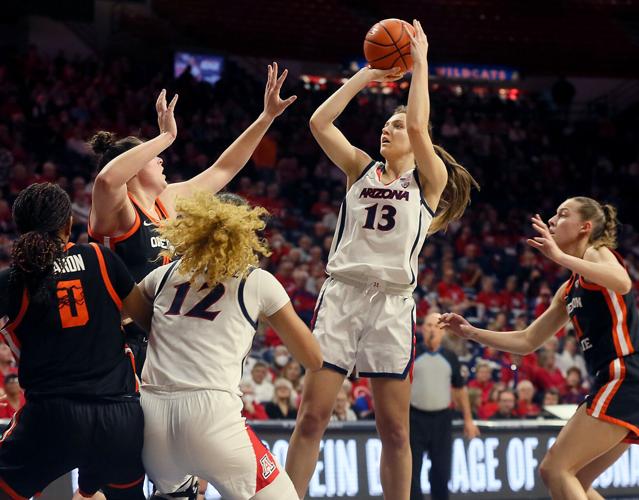 No. 15 Arizona hosts Oregon State in women's basketball