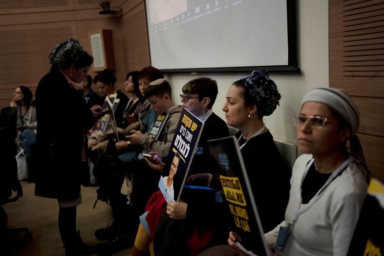 Israel Palestinians Hostage Families