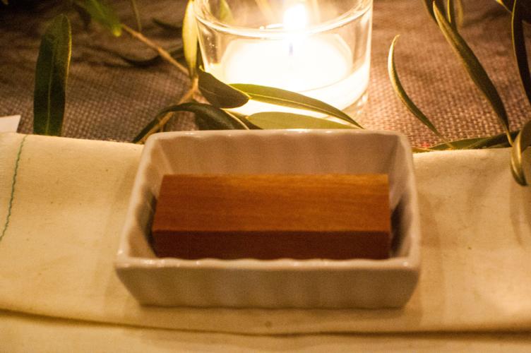 Ninth course at Four Senses dinner