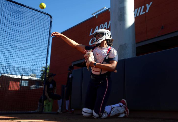 Arizona softball practice