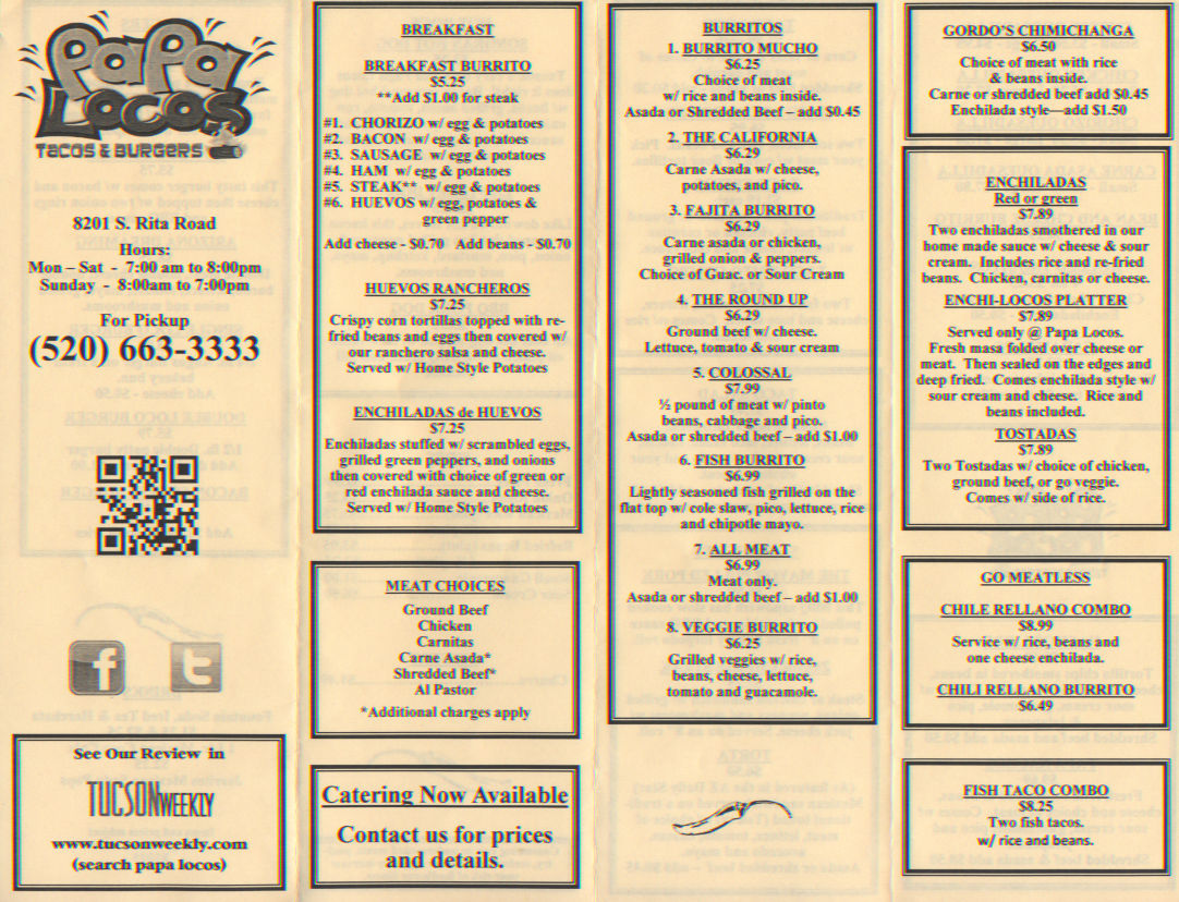 Taco No. 44 On the way out of town, fill up with this Tucson