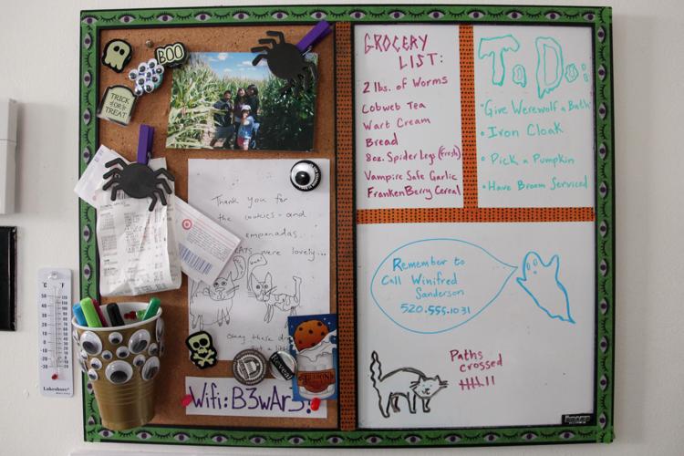 Halloween decor: Bulletin board