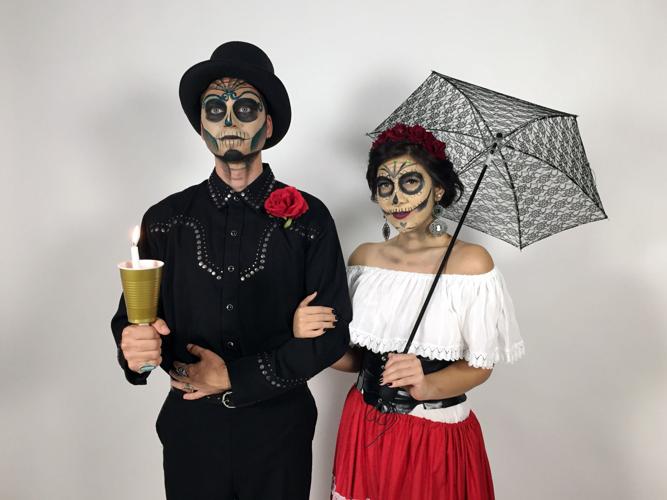 Getting ready for the All Souls Procession