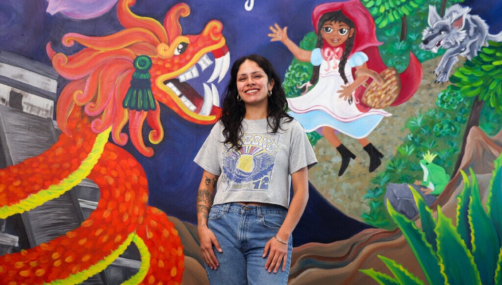 UA poetry mural