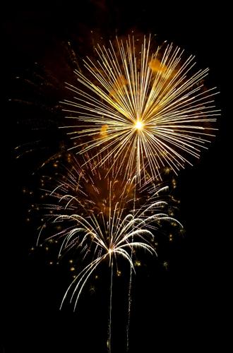 "A" Mountain Fireworks