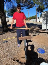 SaddleBrooke Sunrise Rotary and Desert Woodcrafters Work Together