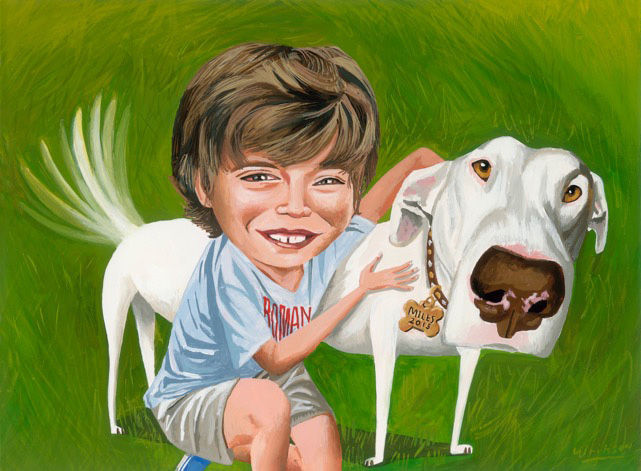 "Roman and Miles" by Mark Ulriksen