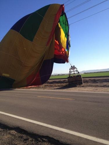Balloon mishap