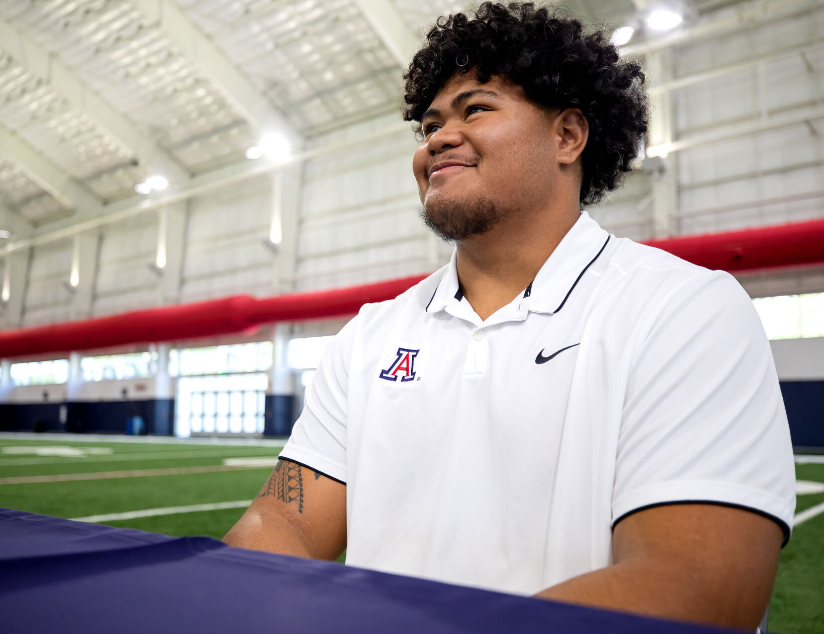 Jonah Savaiinaea To Take Over Right Tackle Spot At Arizona | Arizona ...