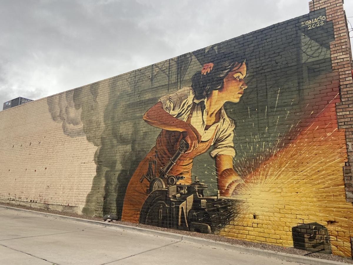 The Tucson Murals Project: Long lost (by me :) Joe Pagac butterfly mural, image size:1200x900