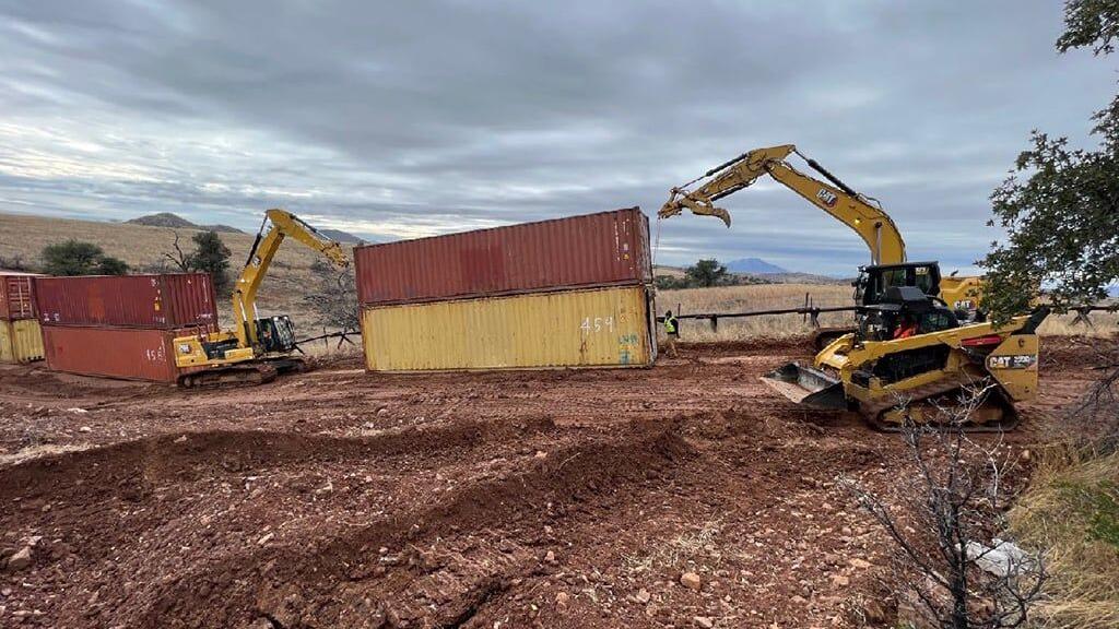 Arizona shipping container wall leaves load of runaway costs behind - Vimarsana News