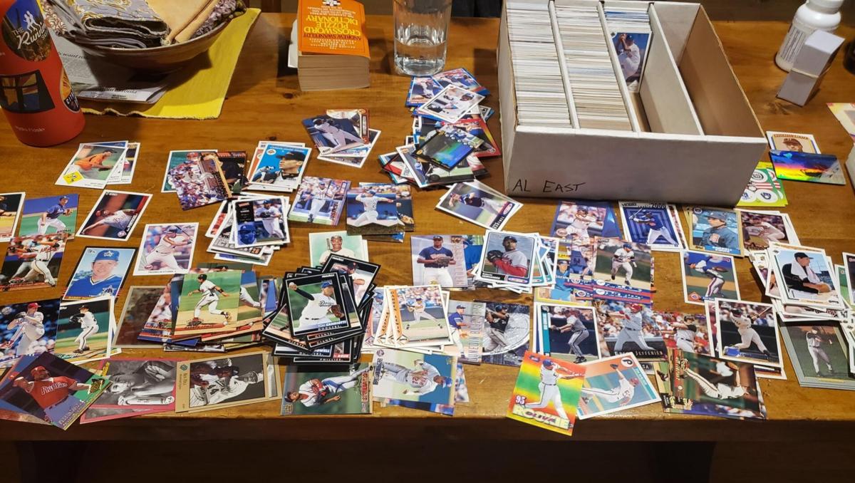 Baseball card stat crossword