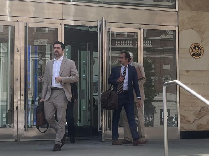 Gerace defense attorneys Mark Foti and Eric Soehnlein