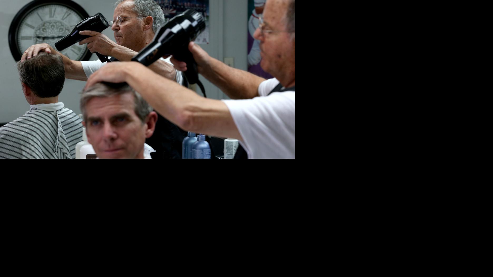 Master barber Tony Russo known for classic gentlemen cuts ...