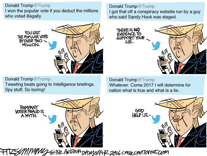 Daily Fitz Cartoon: Liar-elect