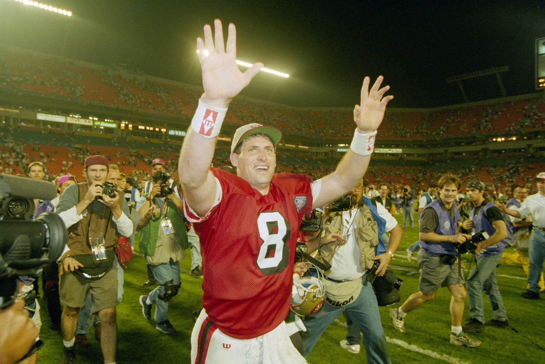 29. Super Bowl XXIX: QB Steve Young, San Francisco 49ers