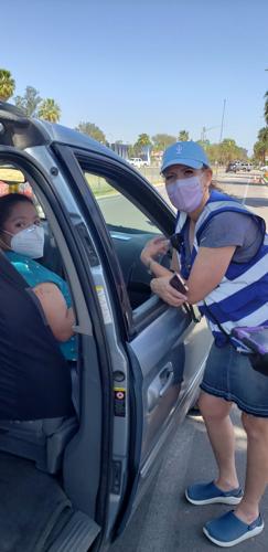 First vaccine for Dominique Freeman