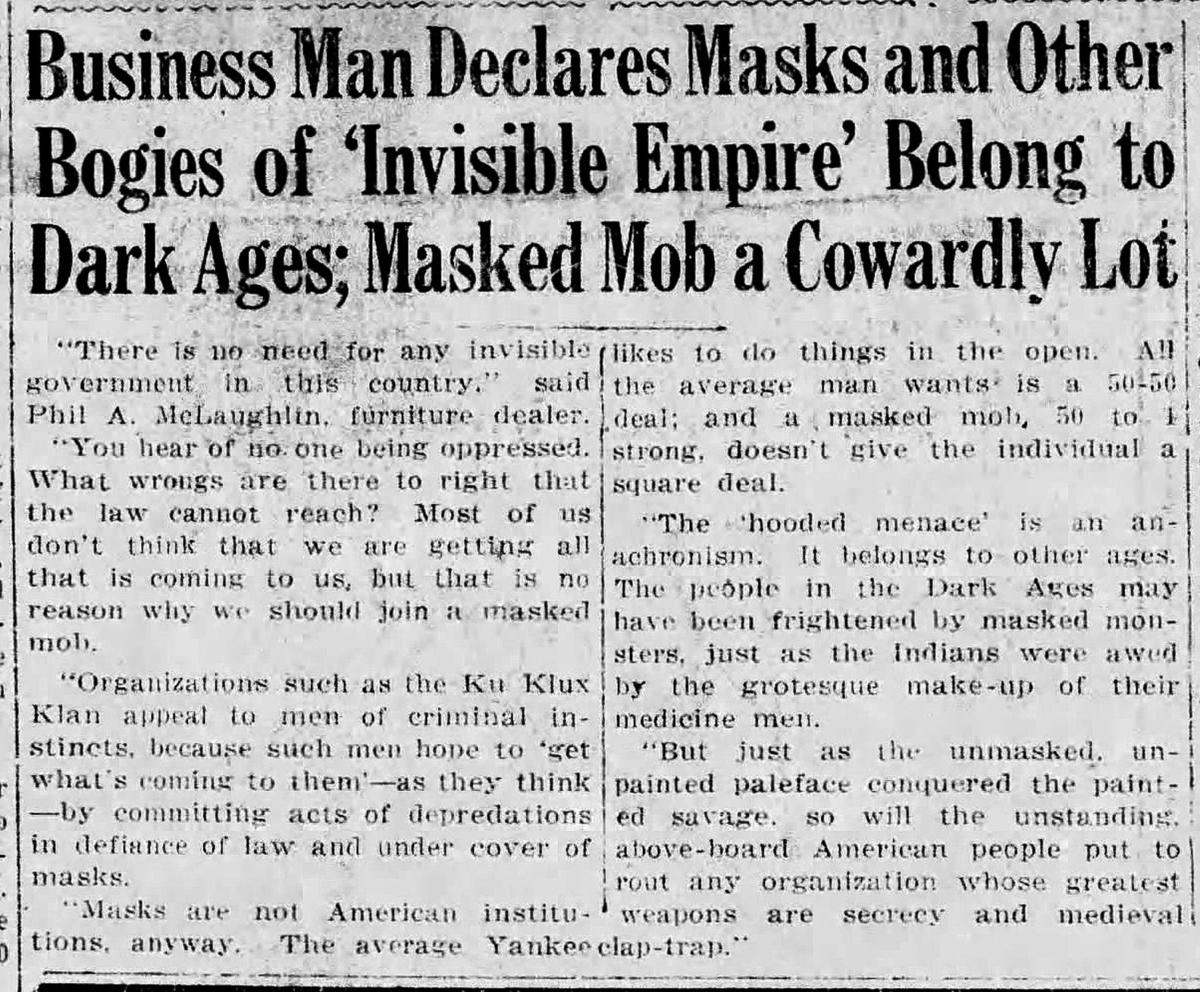 Masked mob a cowardly lot