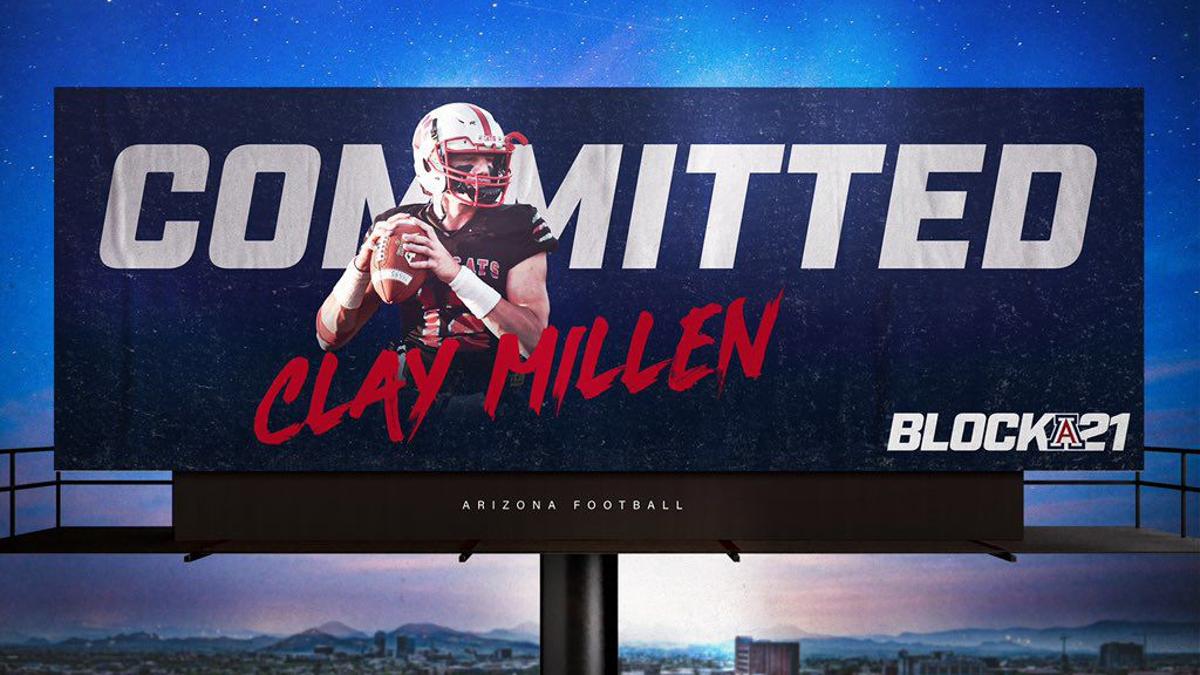 Clay Millen Son Of Former Nfl Qb Commits To Arizona Wildcats For