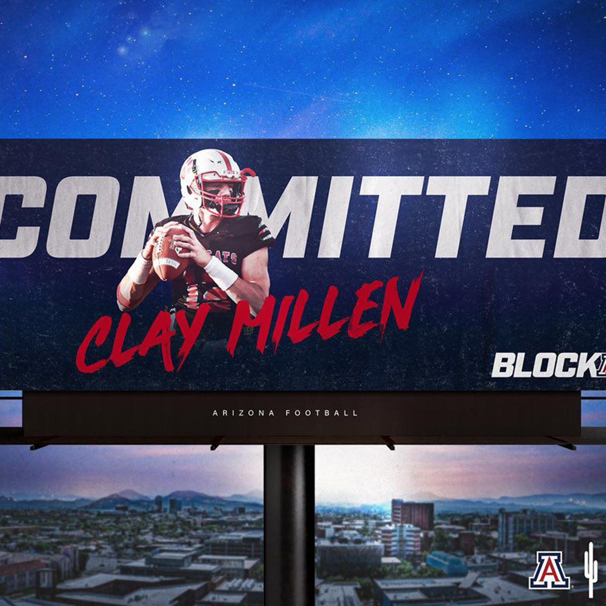 Clay Millen Son Of Former Nfl Qb Commits To Arizona Wildcats For