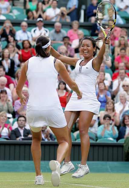 Unseeded King, Shvedova take women's doubles title   