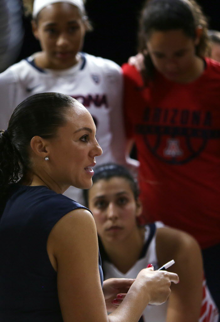 For Adia Barnes There S No Such Thing As A Day Off Arizona Wildcats Basketball Tucson Com