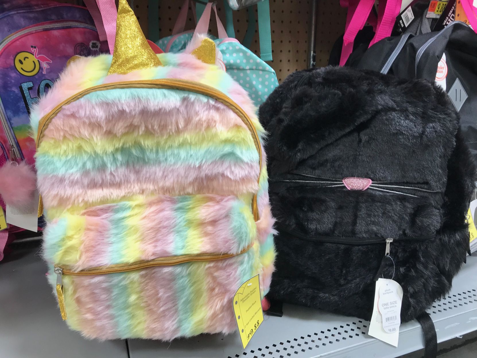 rainbow unicorn backpack walmart