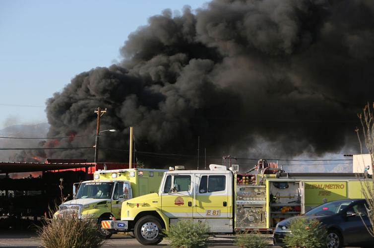 Scrap Yard fire