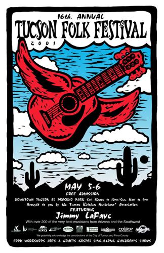 Tucson Folk Festival posters