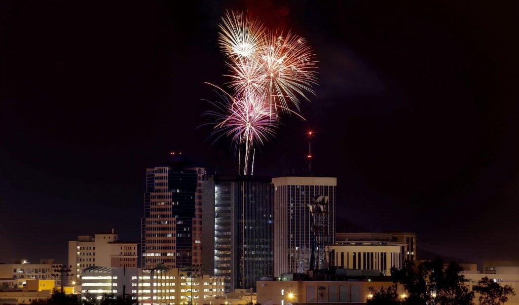 "A" Mountain Fireworks July 4