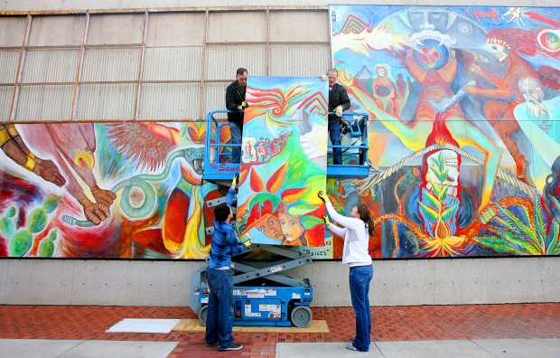 Museum mural taken down   