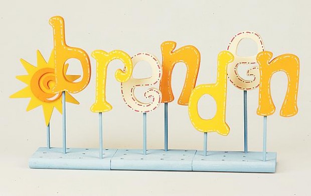 Create floating letters  
