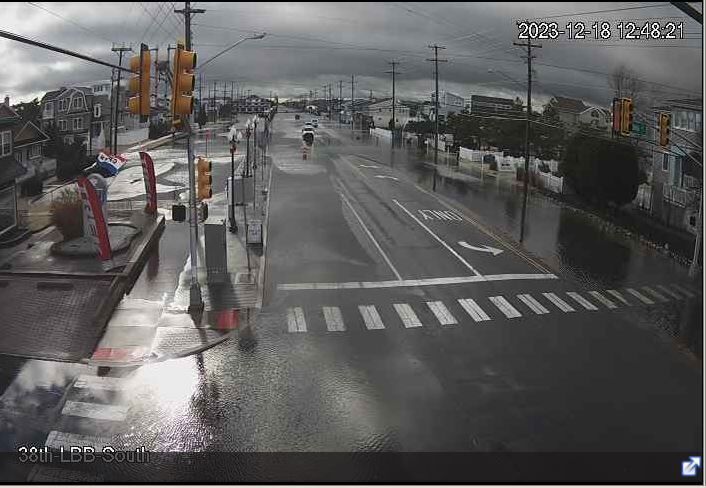 38th Street Long Beach Blvd Monday's Storm