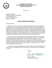 Vigneto permit suspension