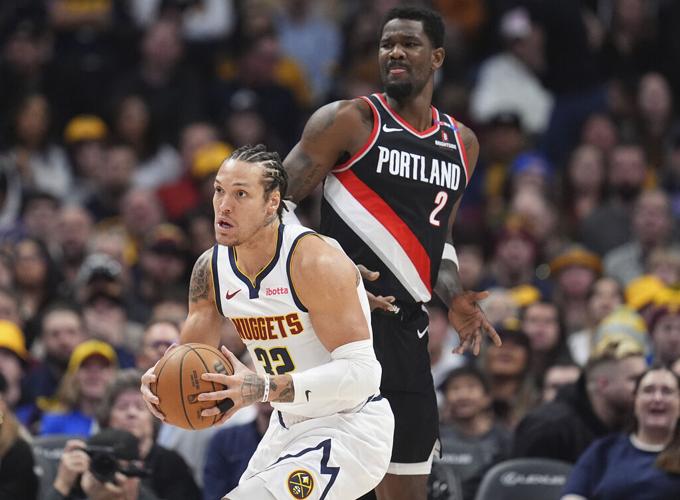 Trail Blazers Nuggets Basketball