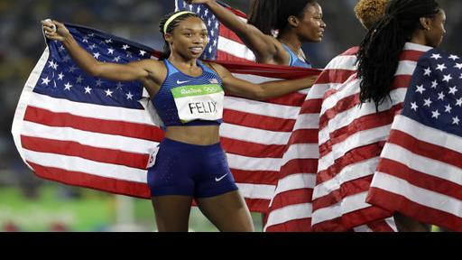 Video Us Women Win Sixth Straight Olympic Gold In 4x400 Meter Relay 