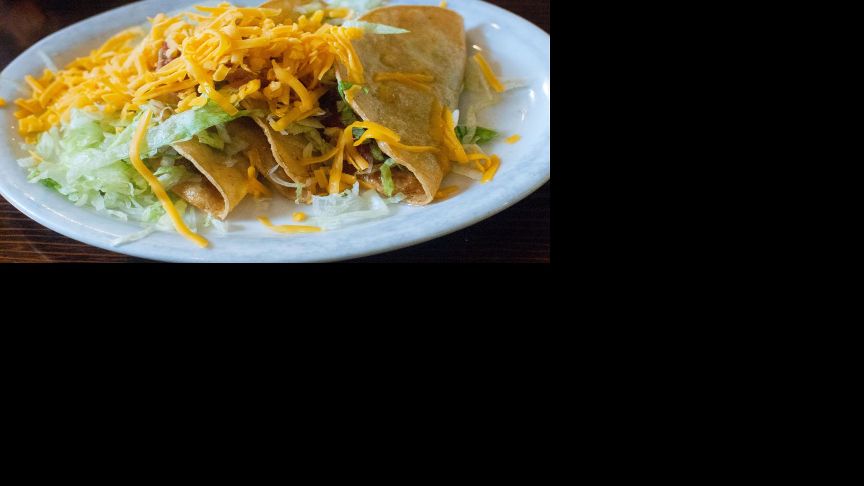 Taco No. 96 Beef patty tacos are Tucson in a tortilla