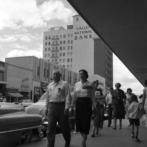 Street sceenes, Tucson, 1950s (le)