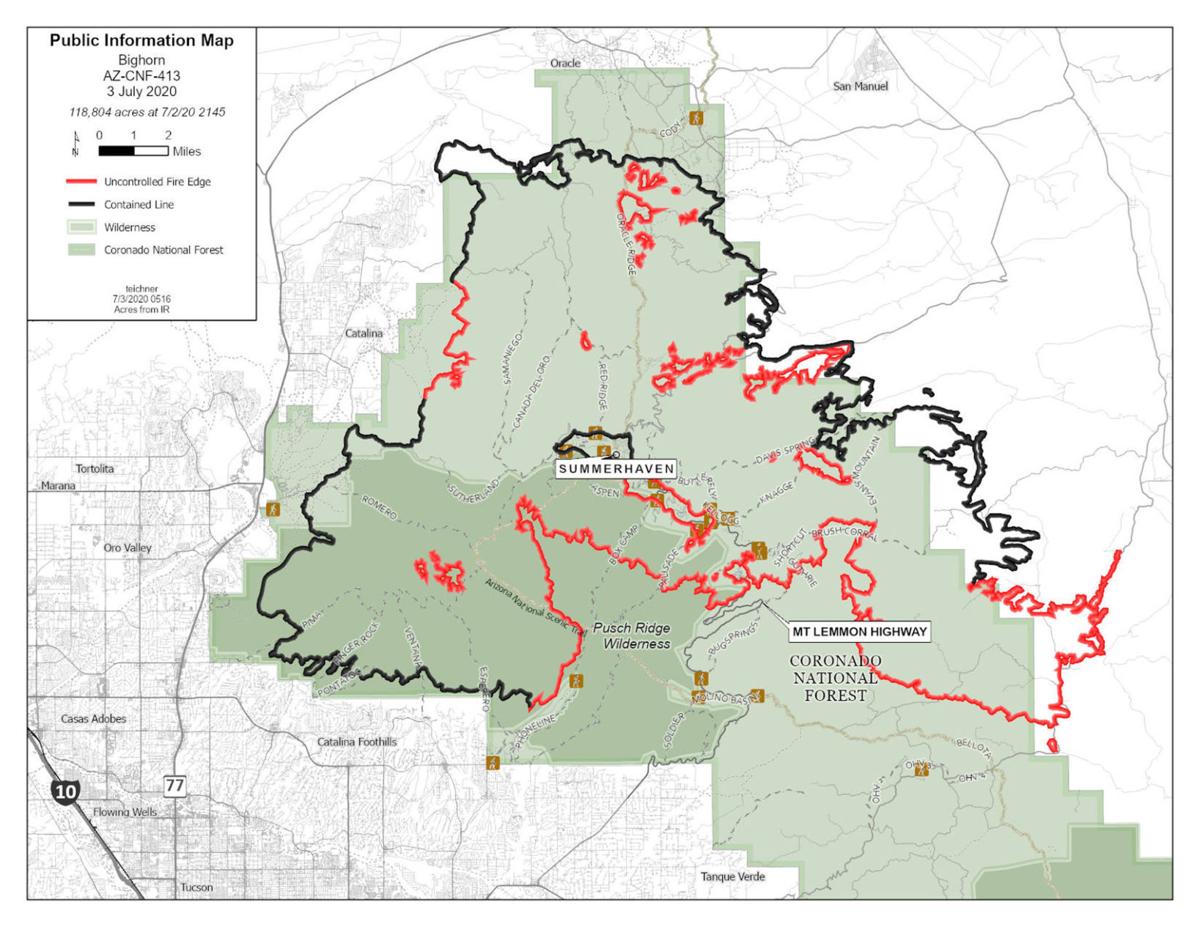 Tucson's Bighorn Fire: Big increase in containment expected this weekend