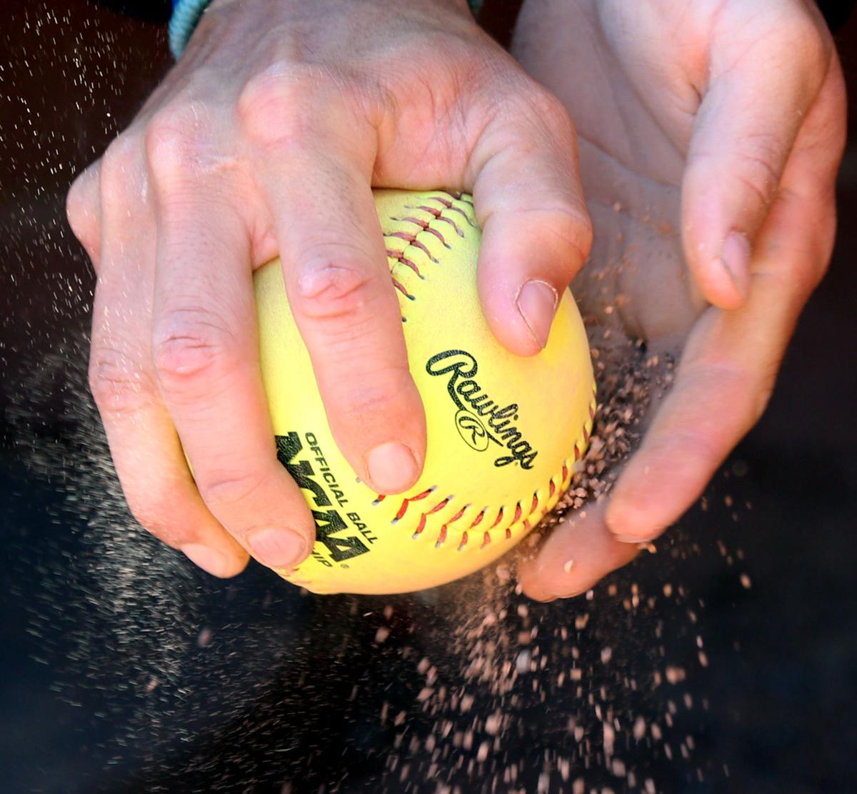 Softball stock image