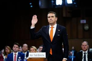 Sparks fly at Todd Blanche's confirmation hearing