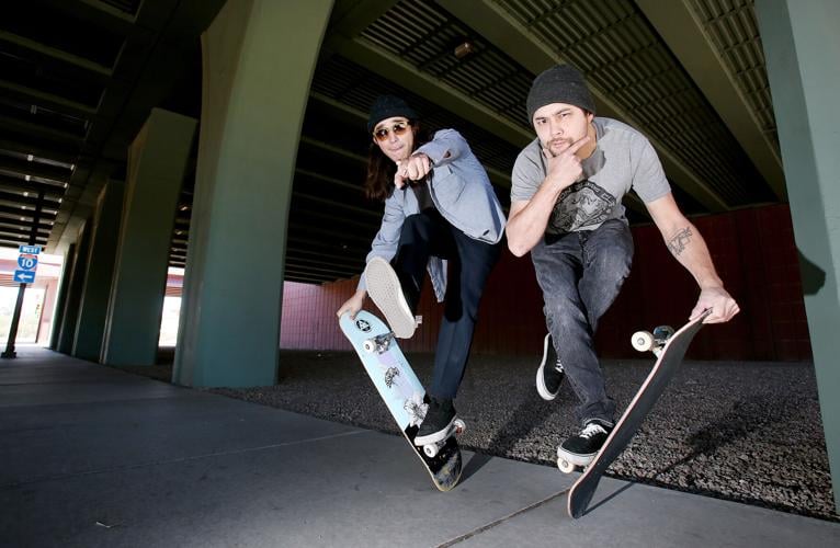 Future skate park at Interstate 10 and Cushing Street